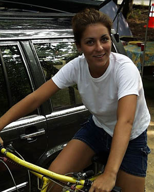 sarah biking